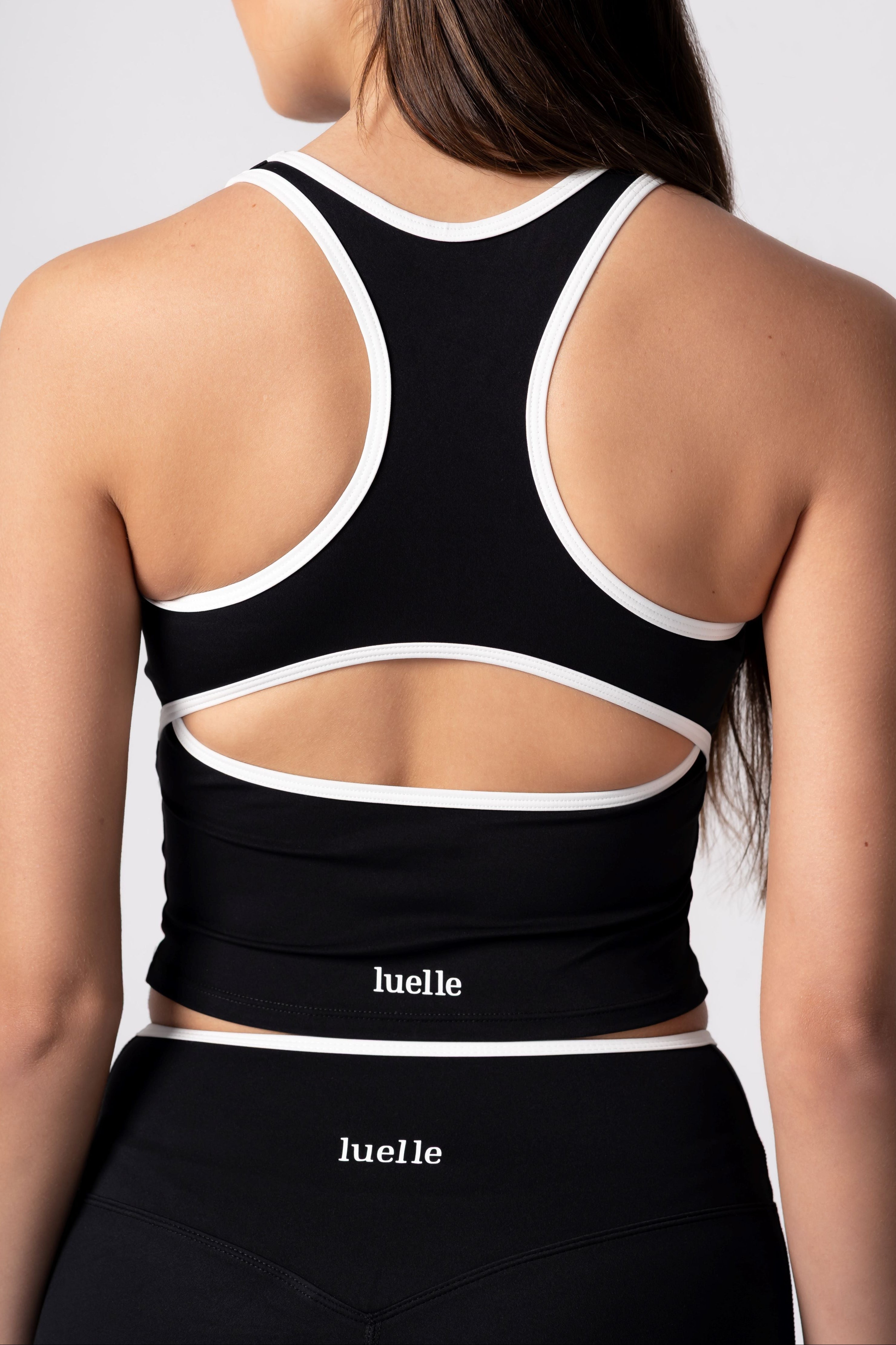 Studio Contrast Top In Black