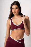 Studio Contrast Bra - Burgundy