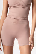 Wrap Shorts - Blush